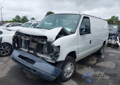 2012 Ford E-150 Commercial z USA, uszkodzony, nr VIN 1FTNE1EW4CDB39040